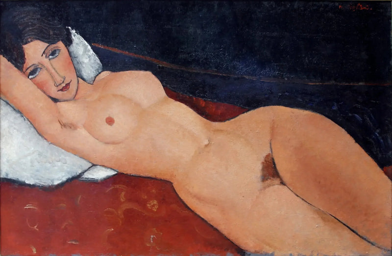 Femme nue allongée sur un oreiller - Amedeo Modigliani