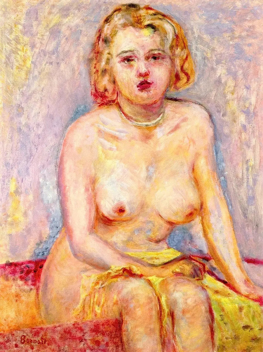 Femme nue assise - Pierre Bonnard