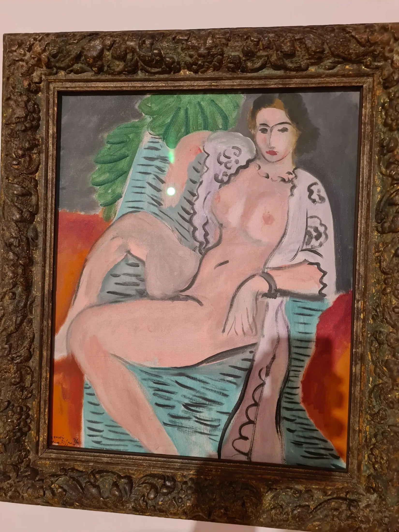 Femme nue drapée - Henri Matisse image 1 copie peinte à la main à l’huile