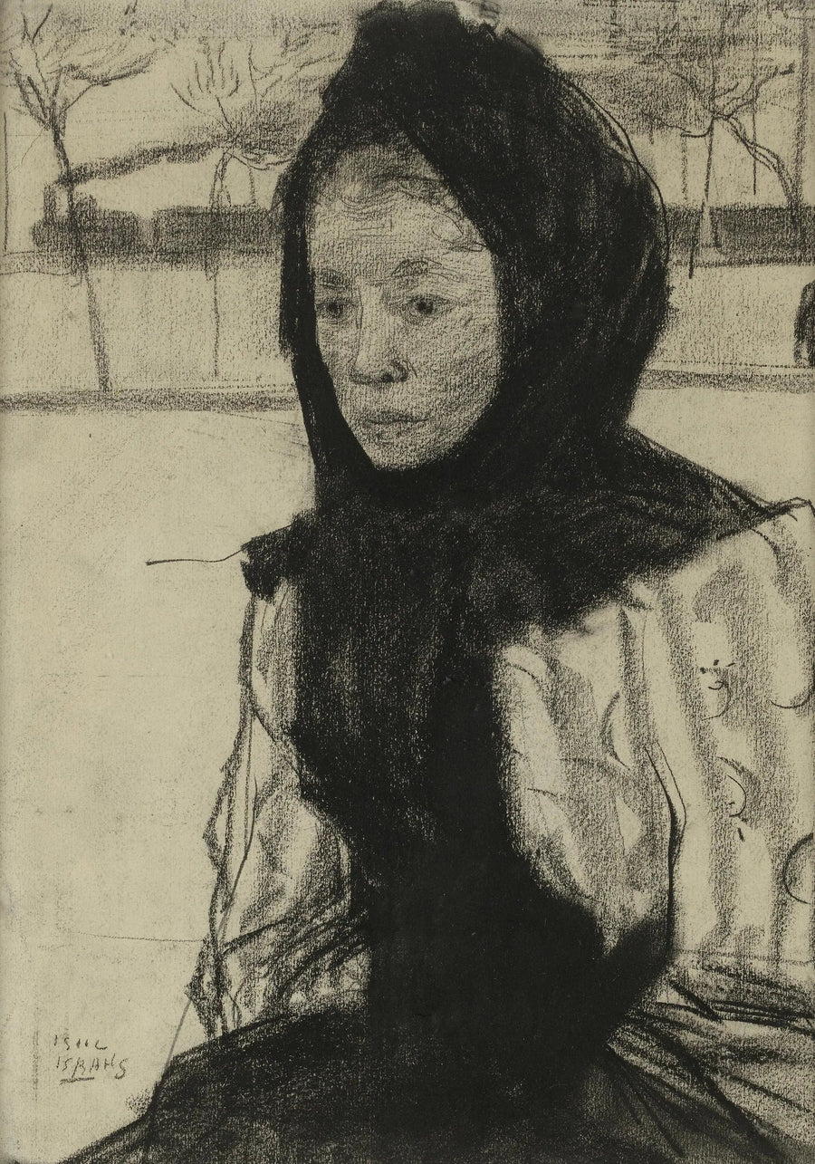 Femme portant un foulard - Isaac Israëls