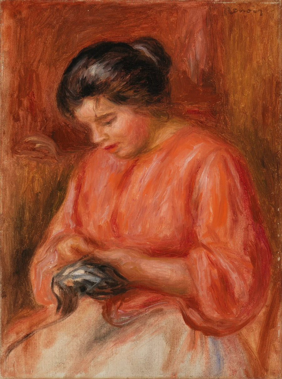 Femme reprenante - Pierre-Auguste Renoir