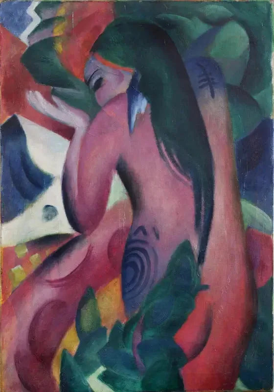Femme rouge - Franz Marc