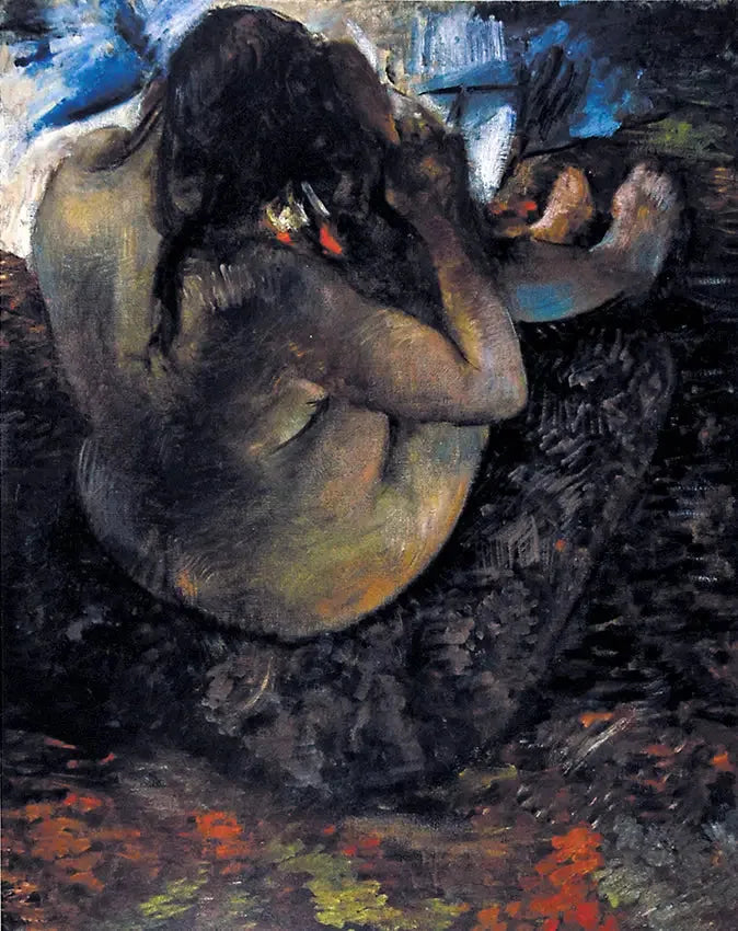 Femme se coiffant - Edgar Degas image 1 reproduction d’œuvre d’art à l’huile