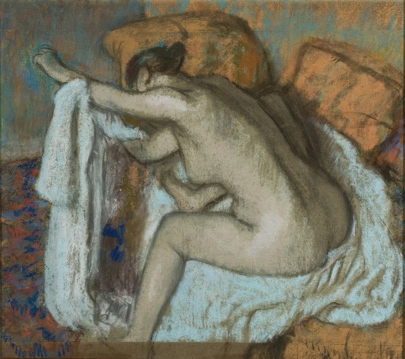 Femme séchant son bras gauche - Edgar Degas