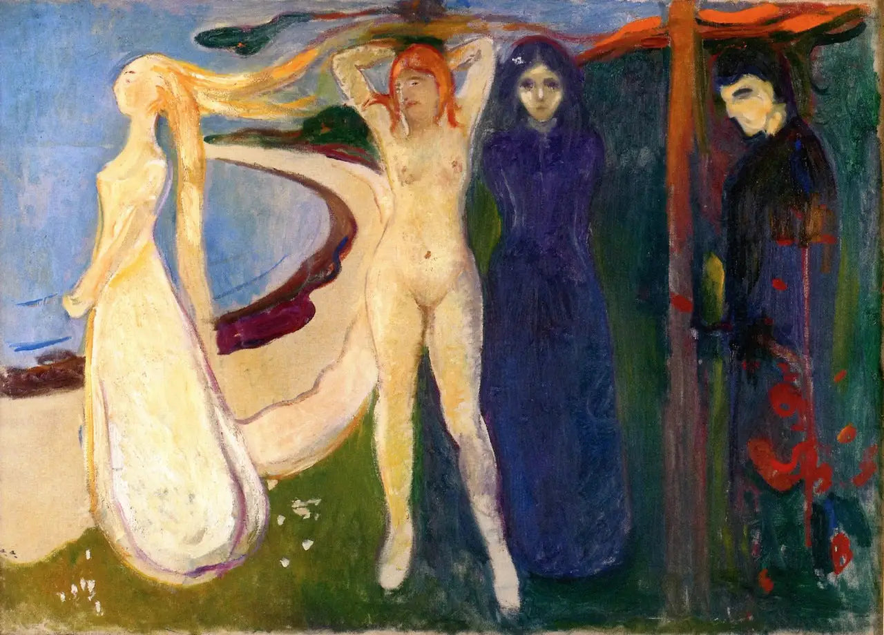 Femme. Sphinx - Edvard Munch image 1 copie de tableau peinte à la main