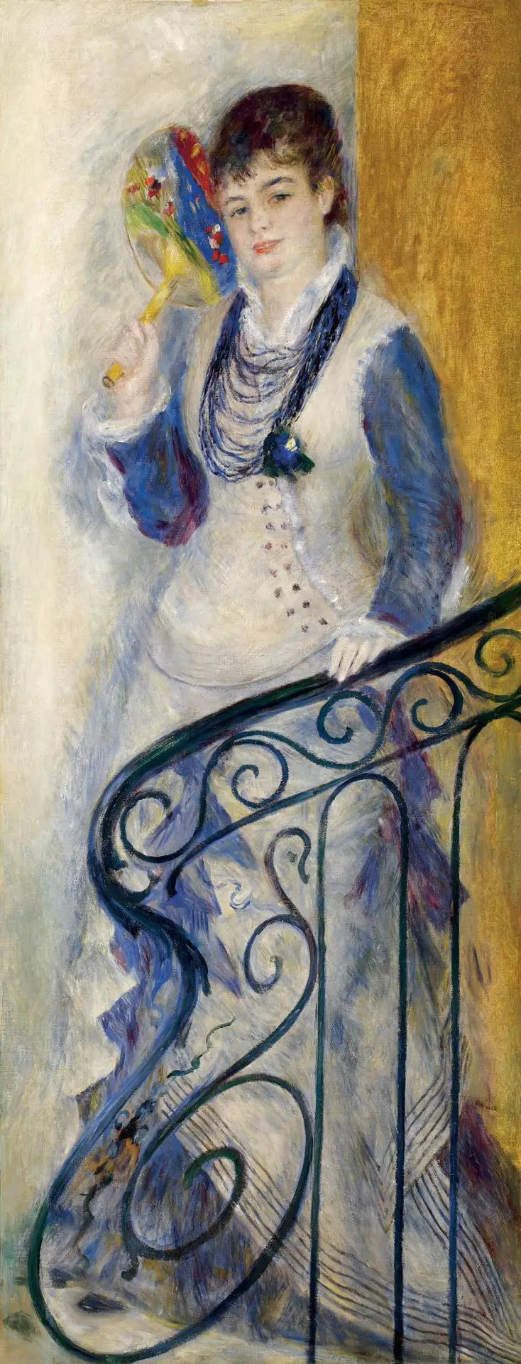Femme sur un escalier - Pierre-Auguste Renoir