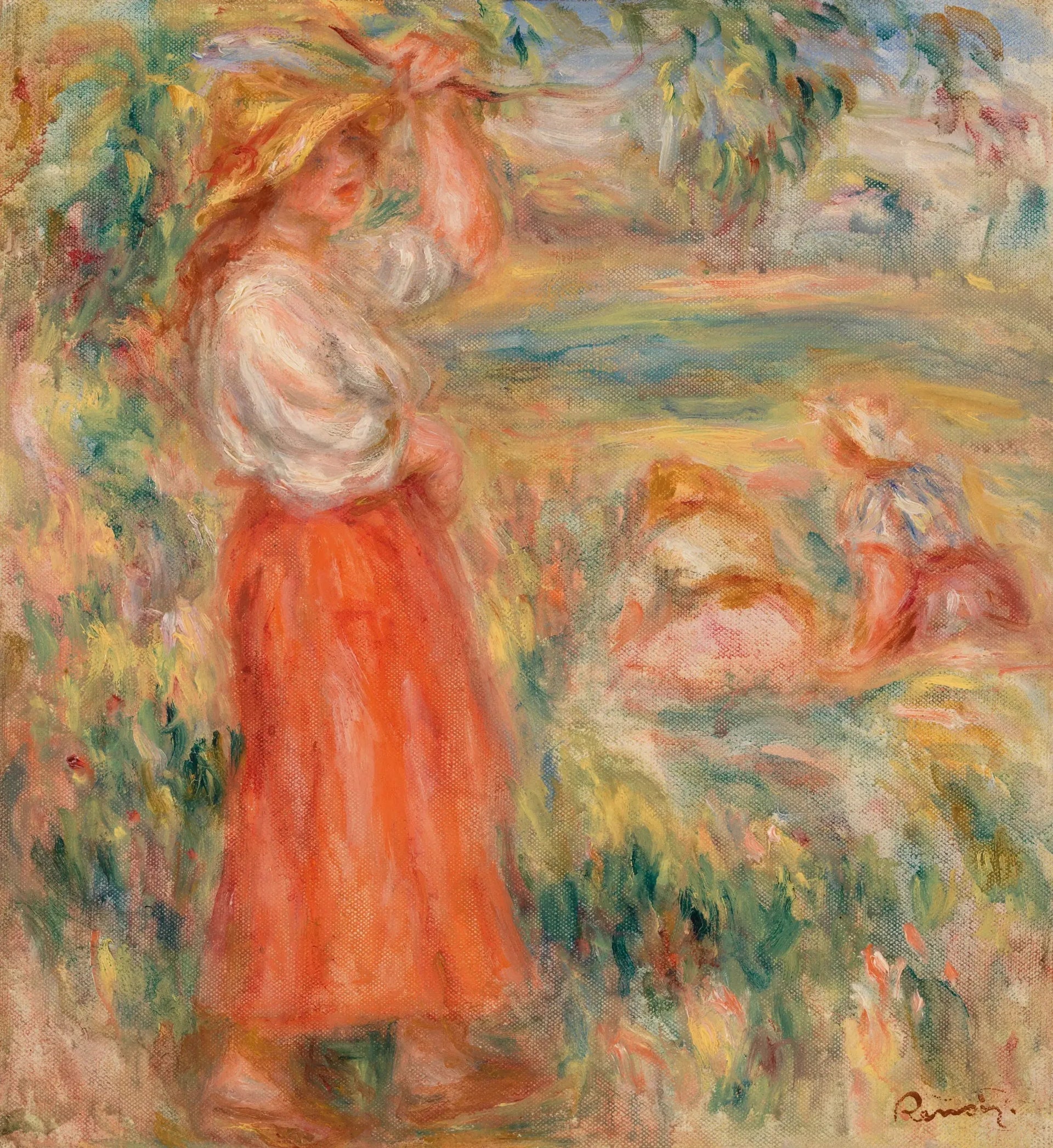 Femmes aux champs - Pierre-Auguste Renoir image 1 tableau peint à l’huile sur toile
