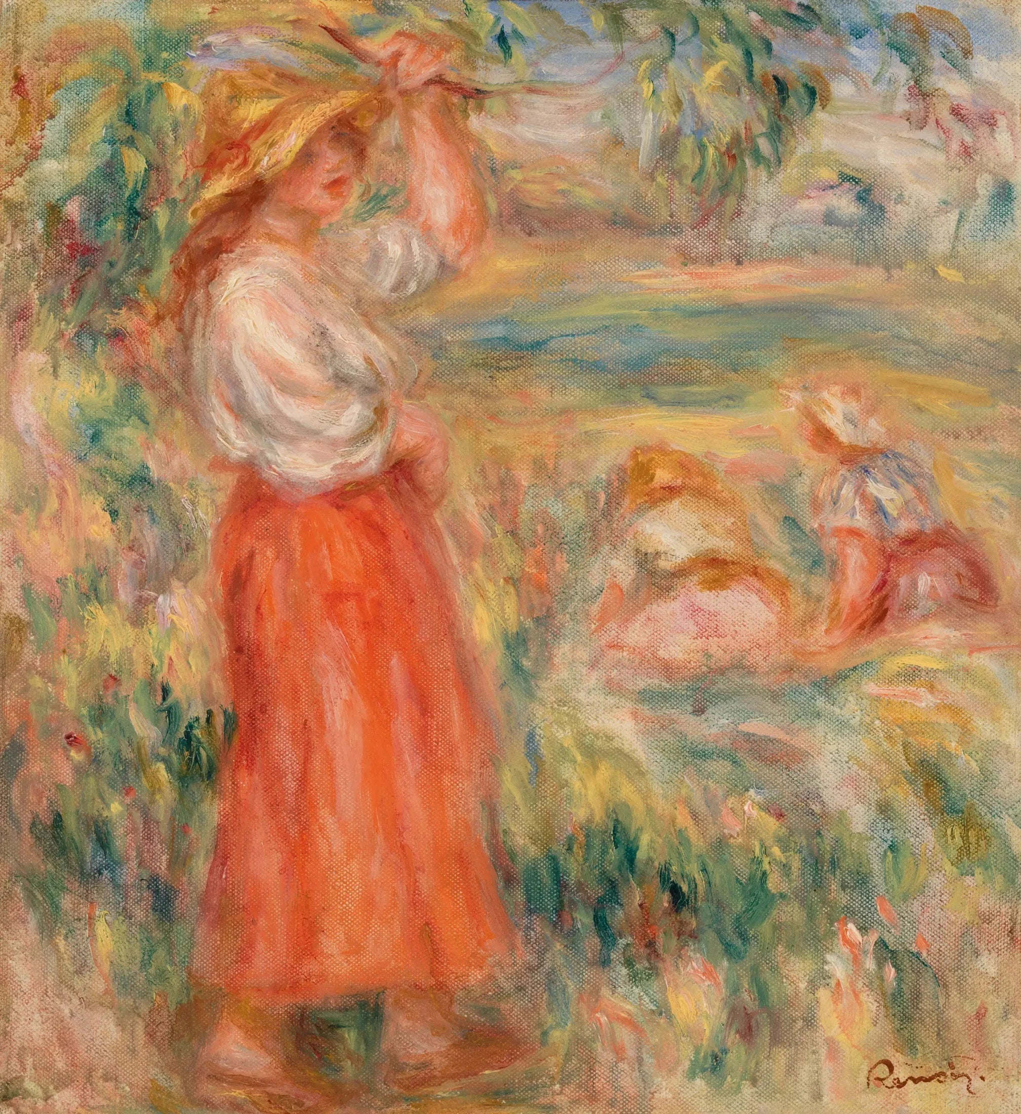 Femmes aux champs - Pierre-Auguste Renoir image 1 tableau peint à l’huile sur toile