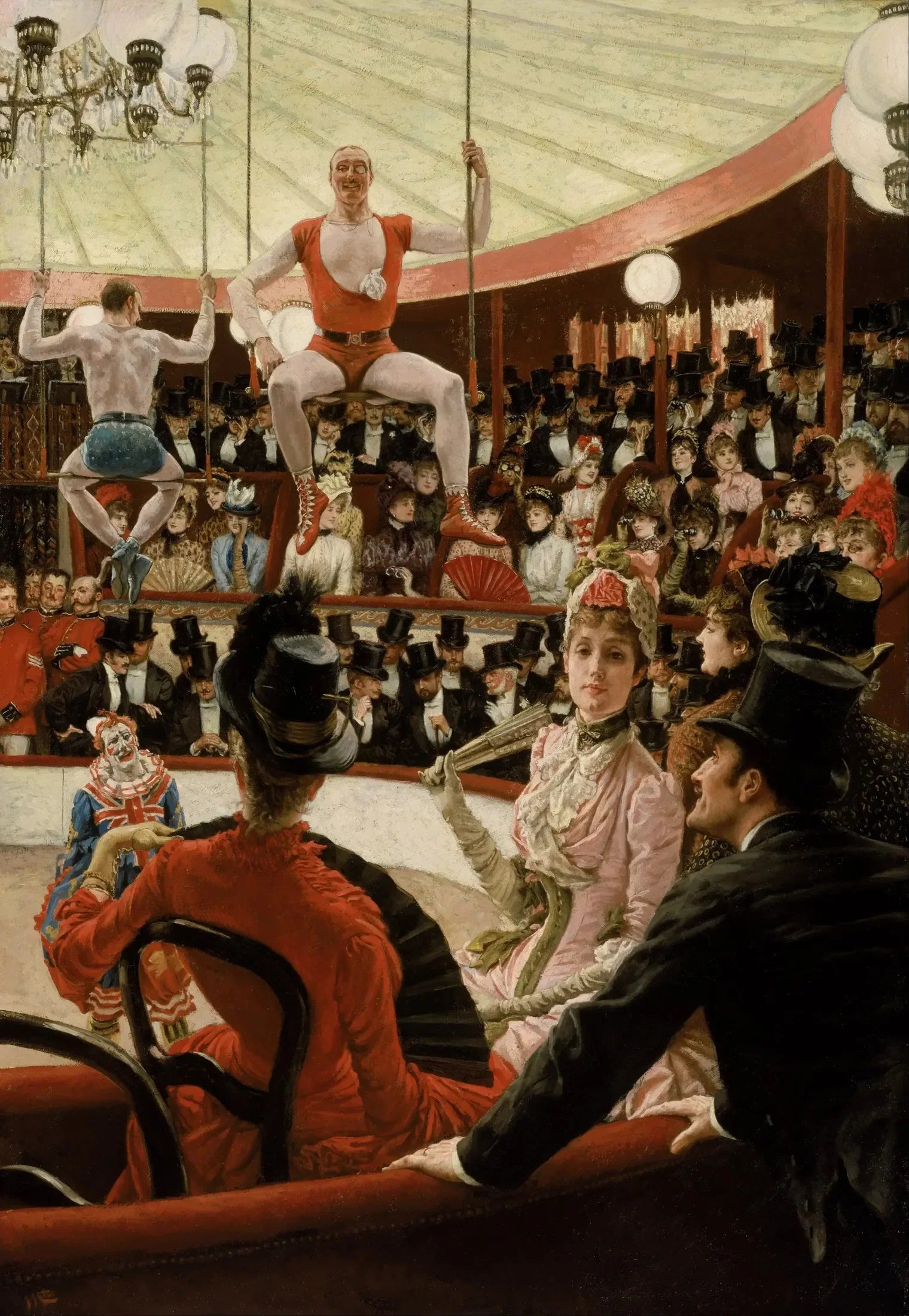 Femmes de Paris : L'amante du cirque - James Tissot image 1 tableau peint à l’huile sur toile