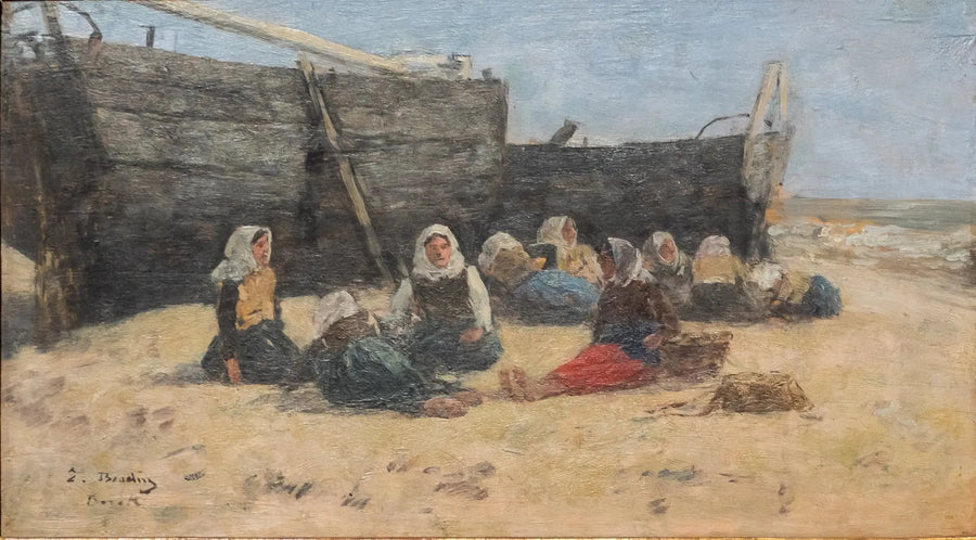 Femmes de pêcheurs au repos - Eugène Boudin