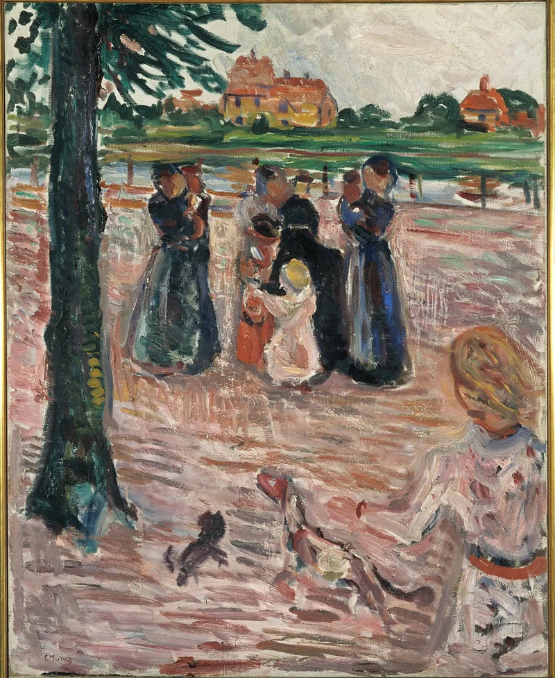 Femmes et Enfants à Warnemünde - Edvard Munch