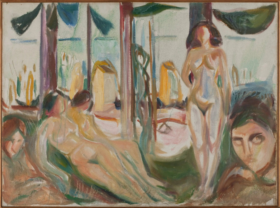 Femmes nues près de la mer - Edvard Munch