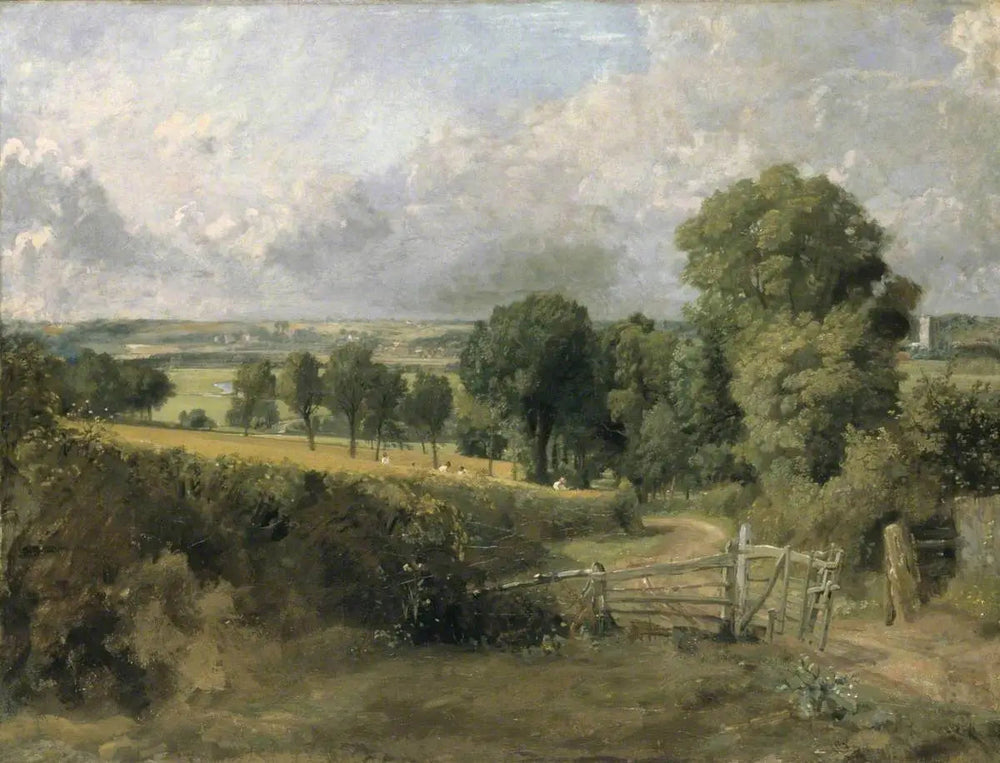 Fen Lane, East Bergholt - John Constable image 1 copie peinte à la main à l’huile