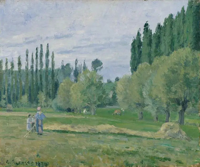 Fenaison - Camille Pissarro image 1 tableau peint à l’huile sur toile