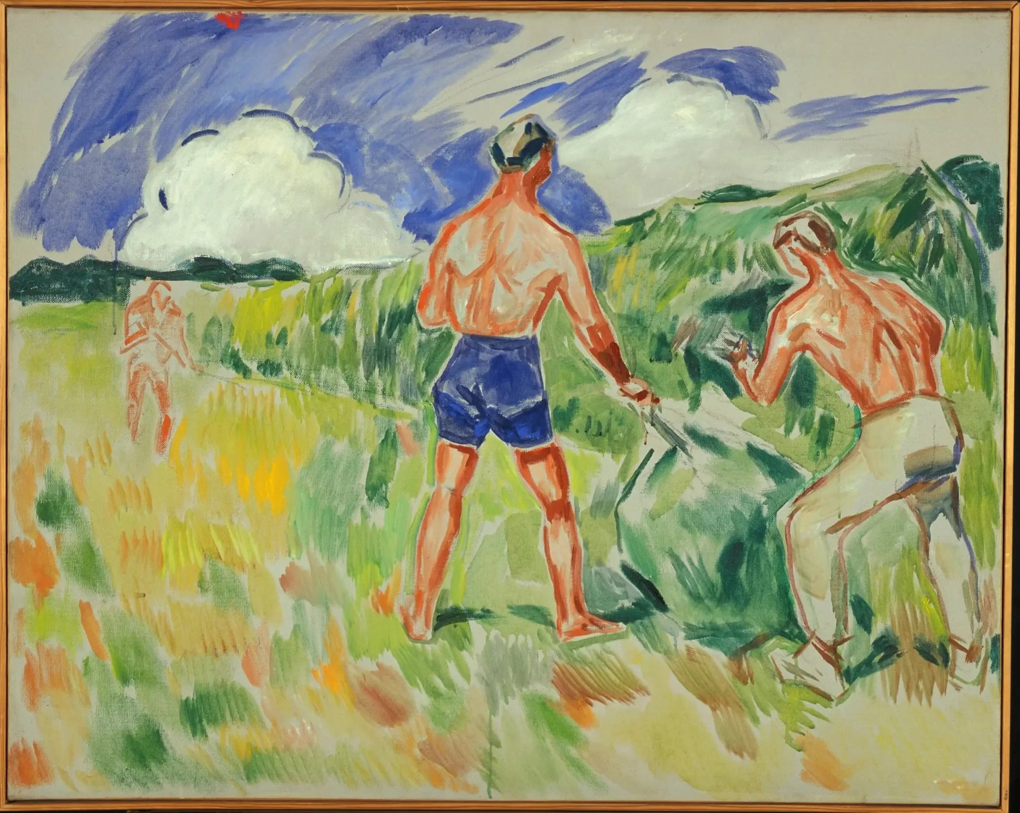 Fenaison - Edvard Munch image 1 reproduction d’œuvre d’art à l’huile