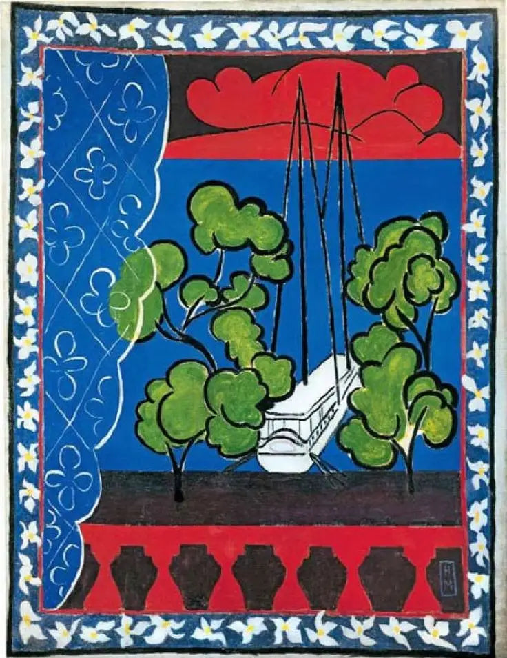 Fenêtre à Tahiti II - Henri Matisse image 1 tableau peint à l’huile sur toile