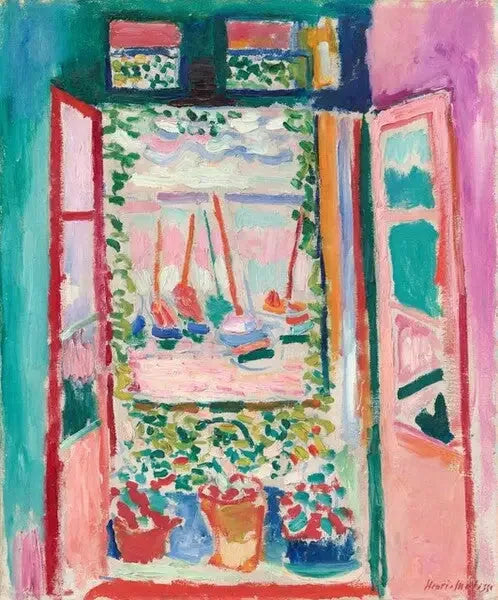 Fenêtre ouverte, Collioure - Henri Matisse image 1 reproduction de peinture à l’huile