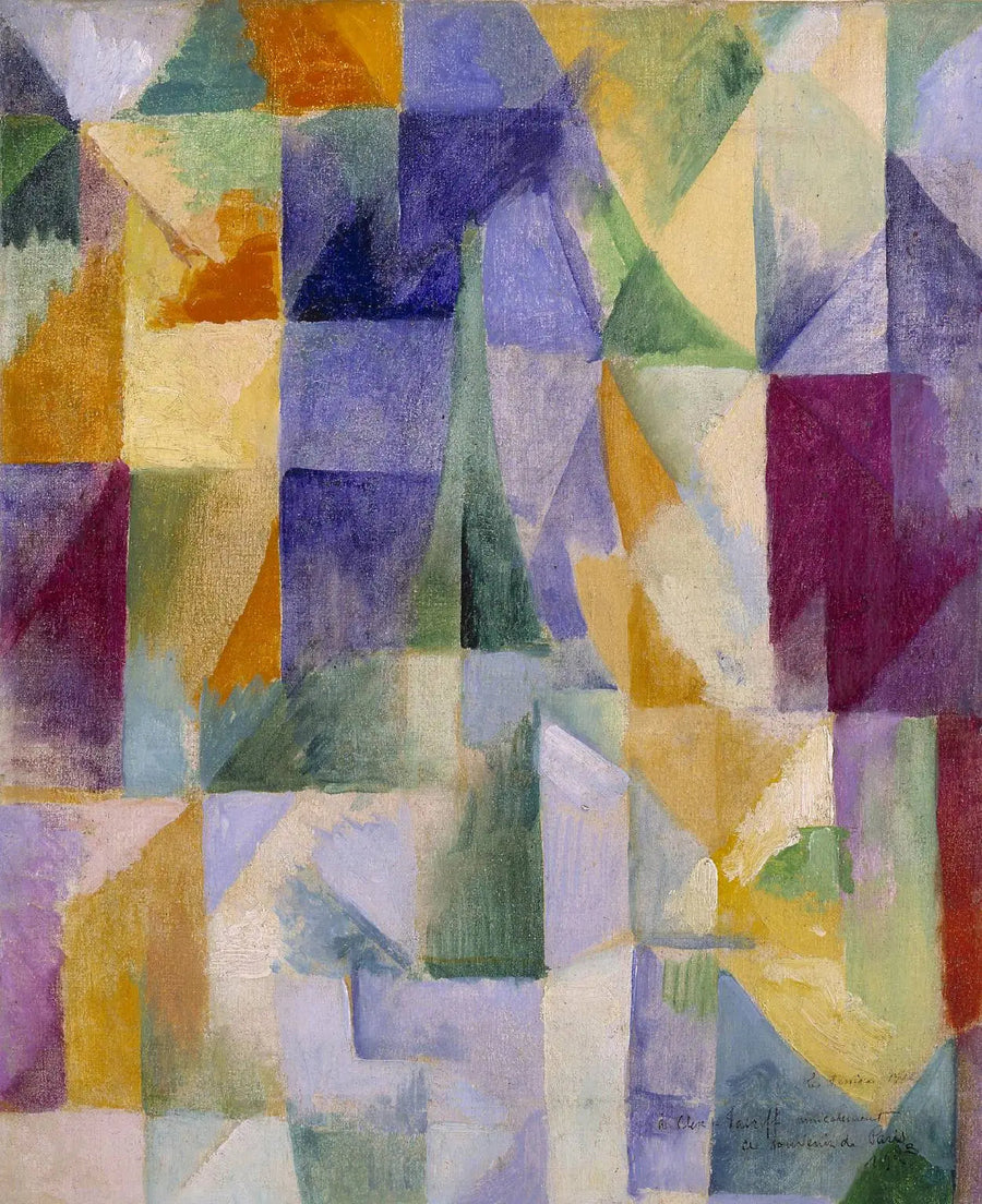 Fenêtres ouvertes simultanément (1re partie, 3e motif) - Robert Delaunay