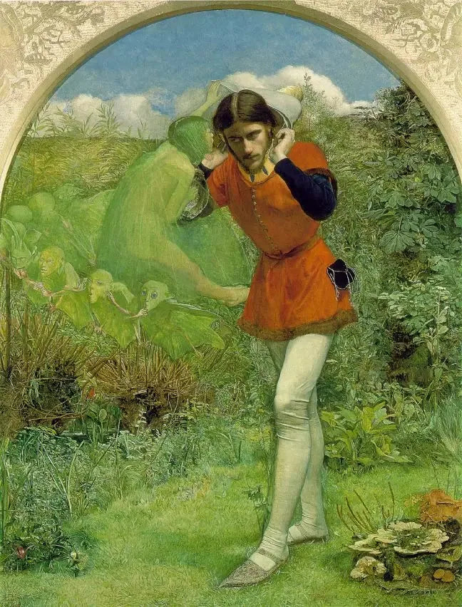Ferdinand attiré par Ariel - John Everett Millais image 1 tableau peint à l’huile sur toile
