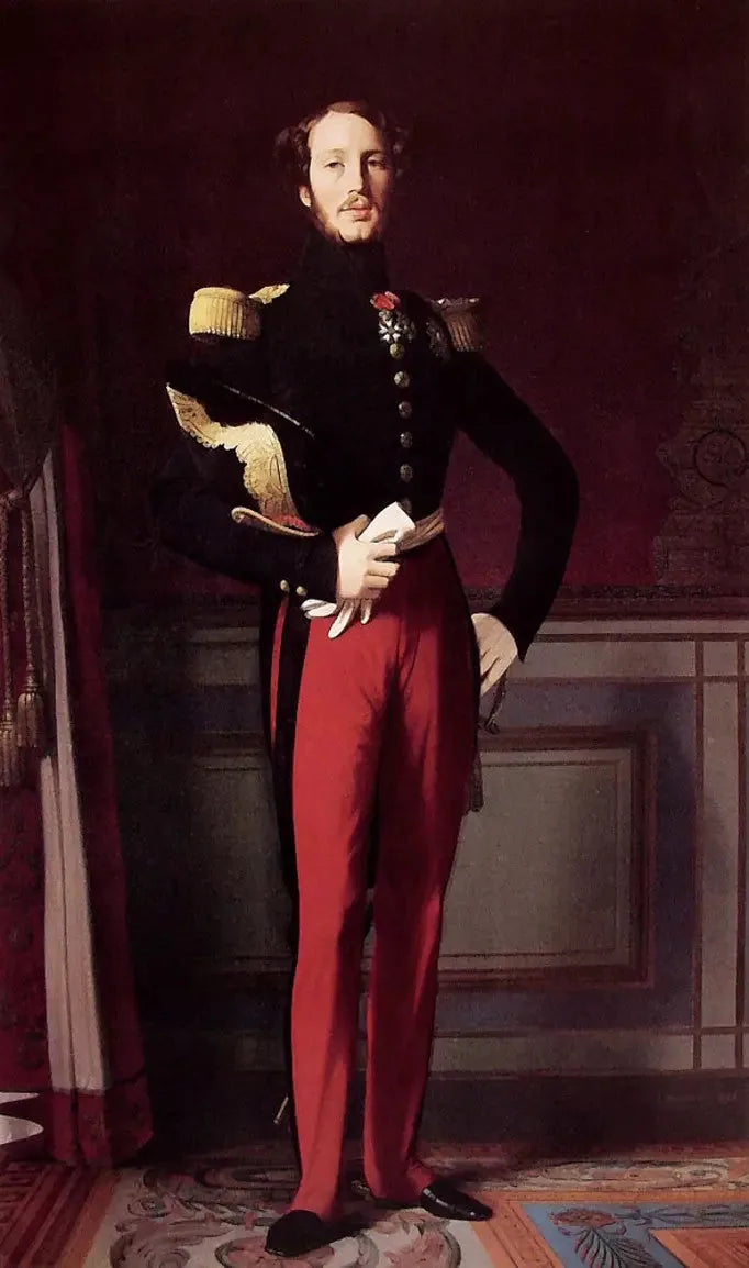 Ferdinand-Philippe, duc d'Orléans (1810-1842) - Jean-Auguste-Dominique Ingres image 1 reproduction artisanale de tableau