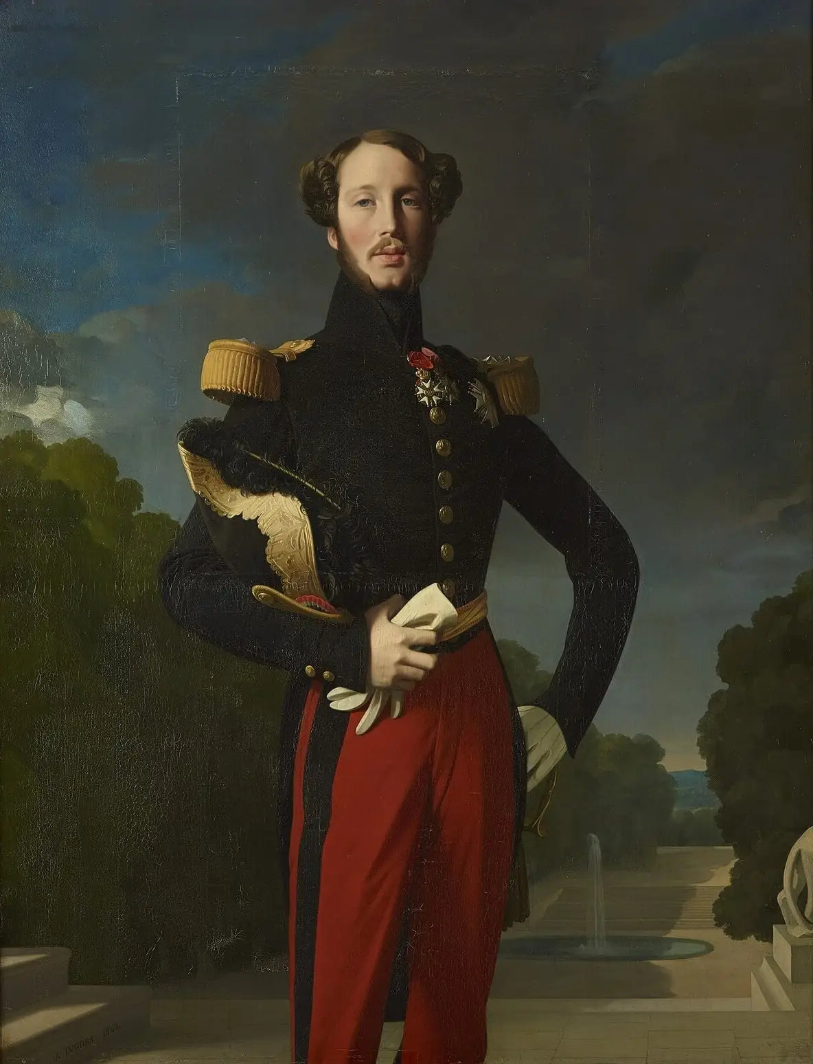 Ferdinand-Philippe-Henri, duc d'Orléans (1810-1842) - Jean-Auguste-Dominique Ingres image 1 reproduction d’œuvre d’art à l’huile