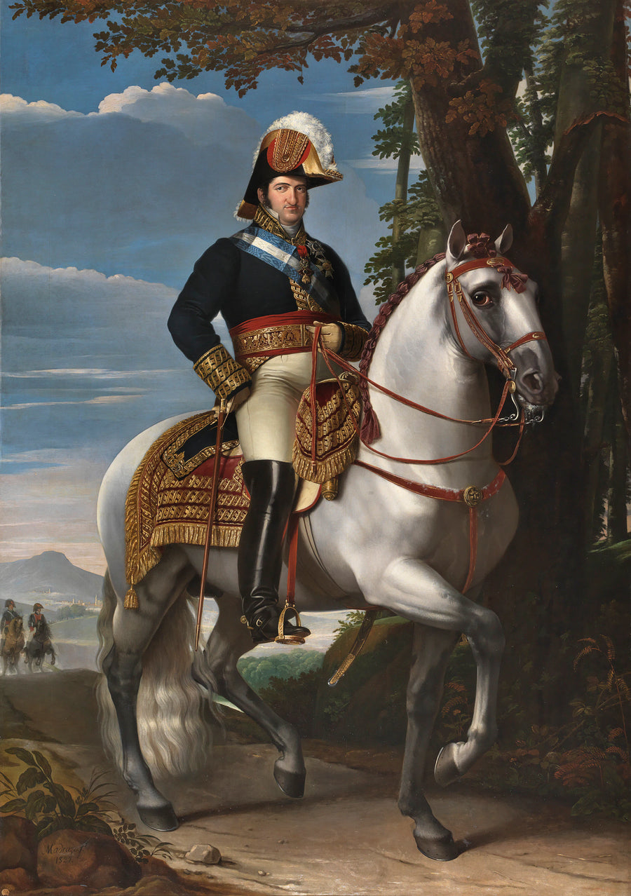 Ferdinand VII d'Espagne à cheval - José de Madrazo y Agudo