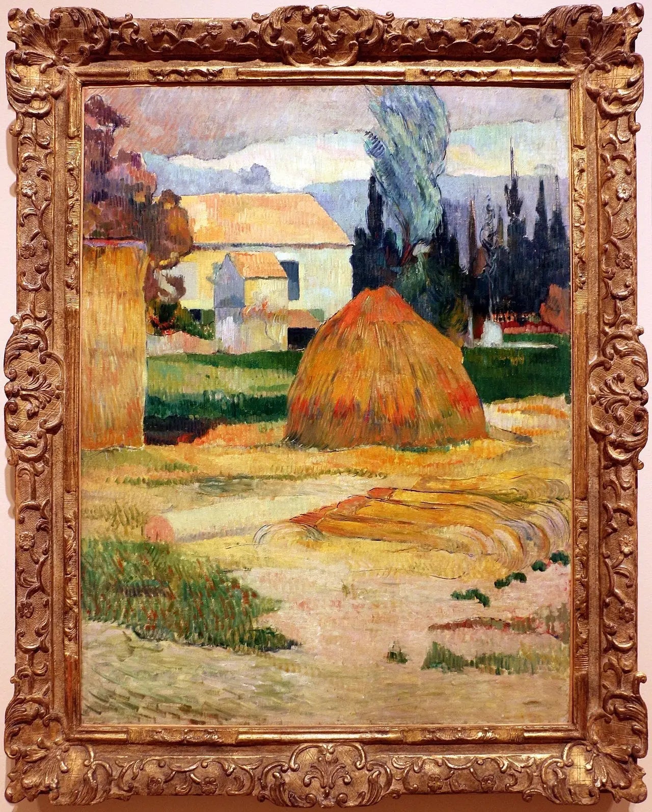 ferme à Arles - Paul Gauguin image 2 copie peinte à la main à l’huile