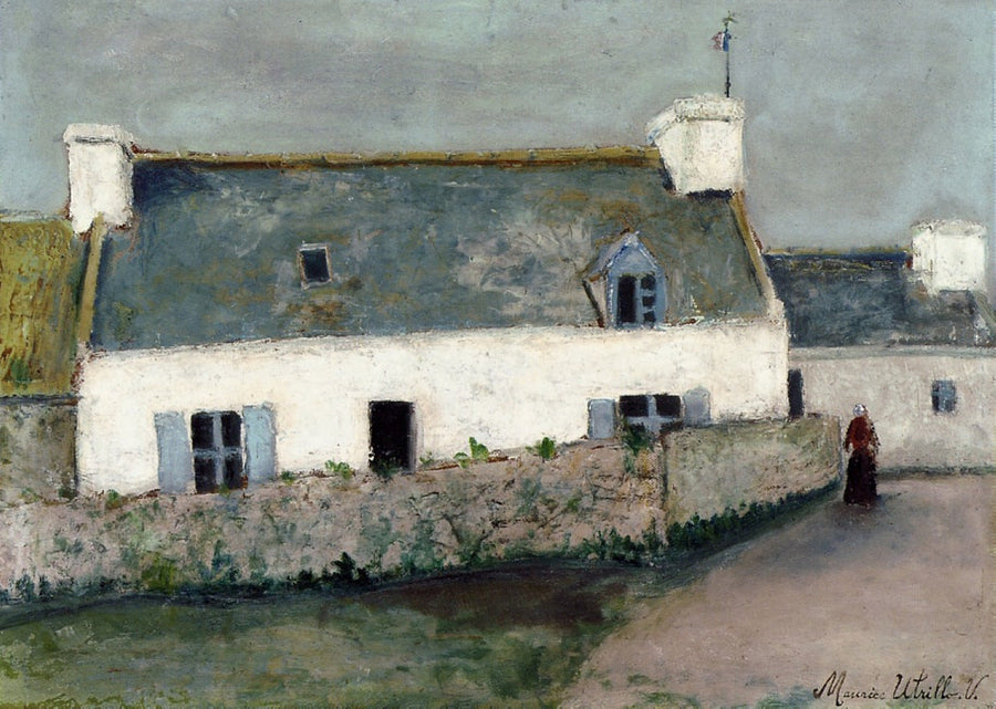 Ferme à Ouessant - Maurice Utrillo image 1 reproduction artisanale de tableau