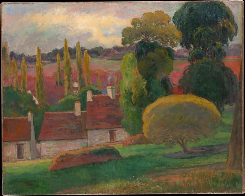 Ferme en Bretagne I - Paul Gauguin