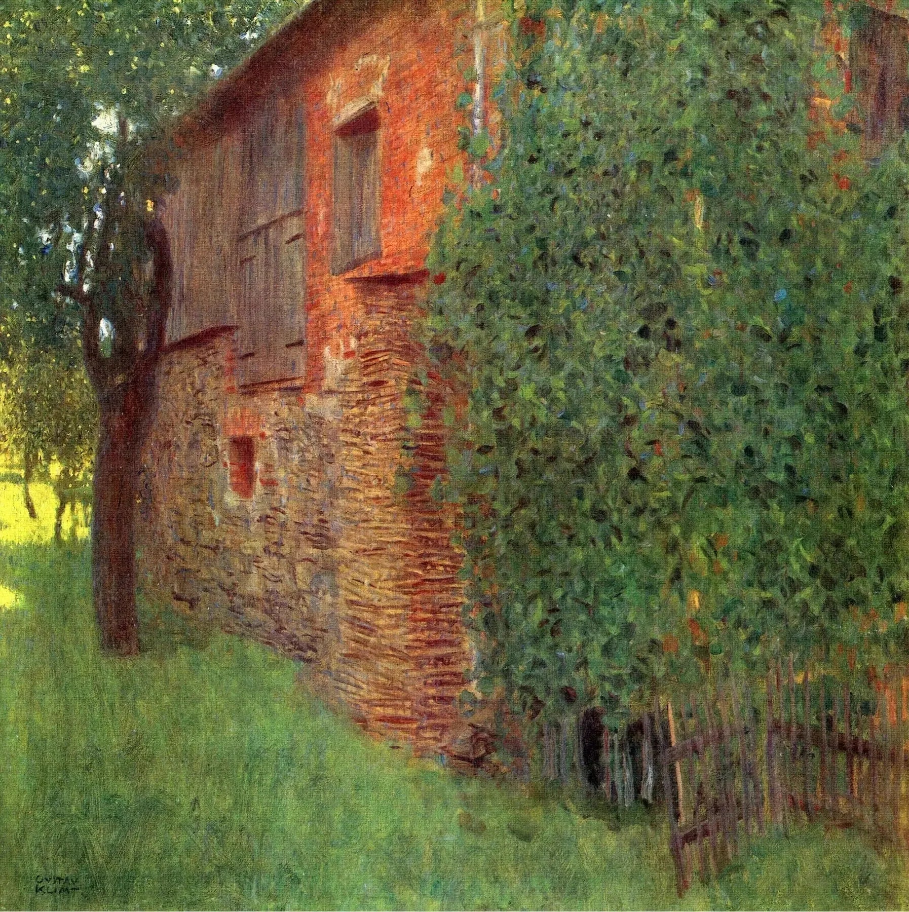 Ferme - Gustav Klimt image 1 tableau peint à l’huile sur toile