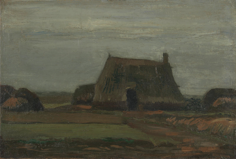Ferme avec des tas de tourbe, F22 – Van Gogh