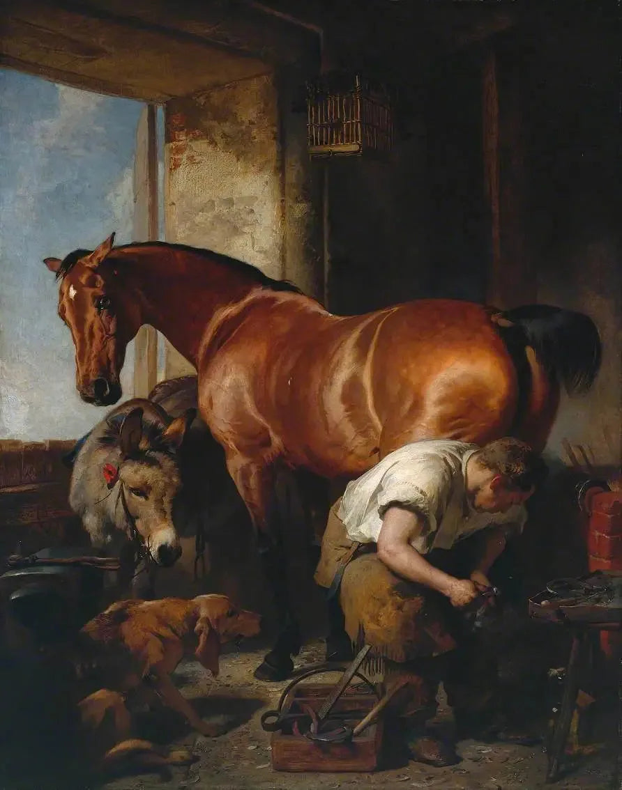 Ferrage - Edwin Henry Landseer image 1 reproduction de peinture à l’huile