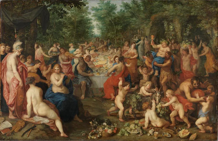 Festin des dieux de l'Olympe - Jan Brueghel l'Ancien