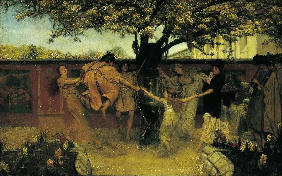 Festival de Pomona - Lawrence Alma-Tadema image 1 reproduction d’œuvre d’art à l’huile