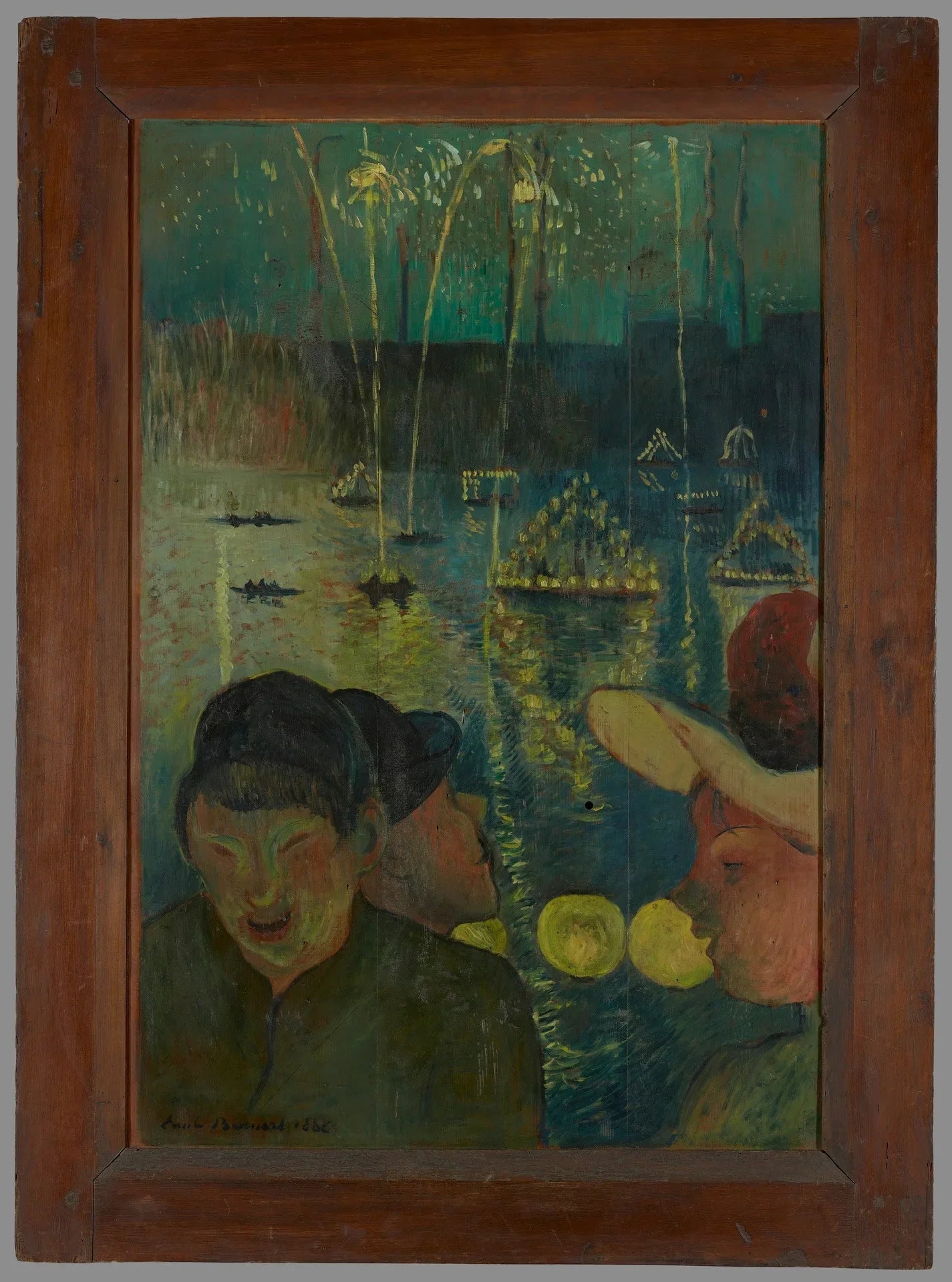 Festival nocturne - Émile Bernard image 1 copie de tableau peinte à la main