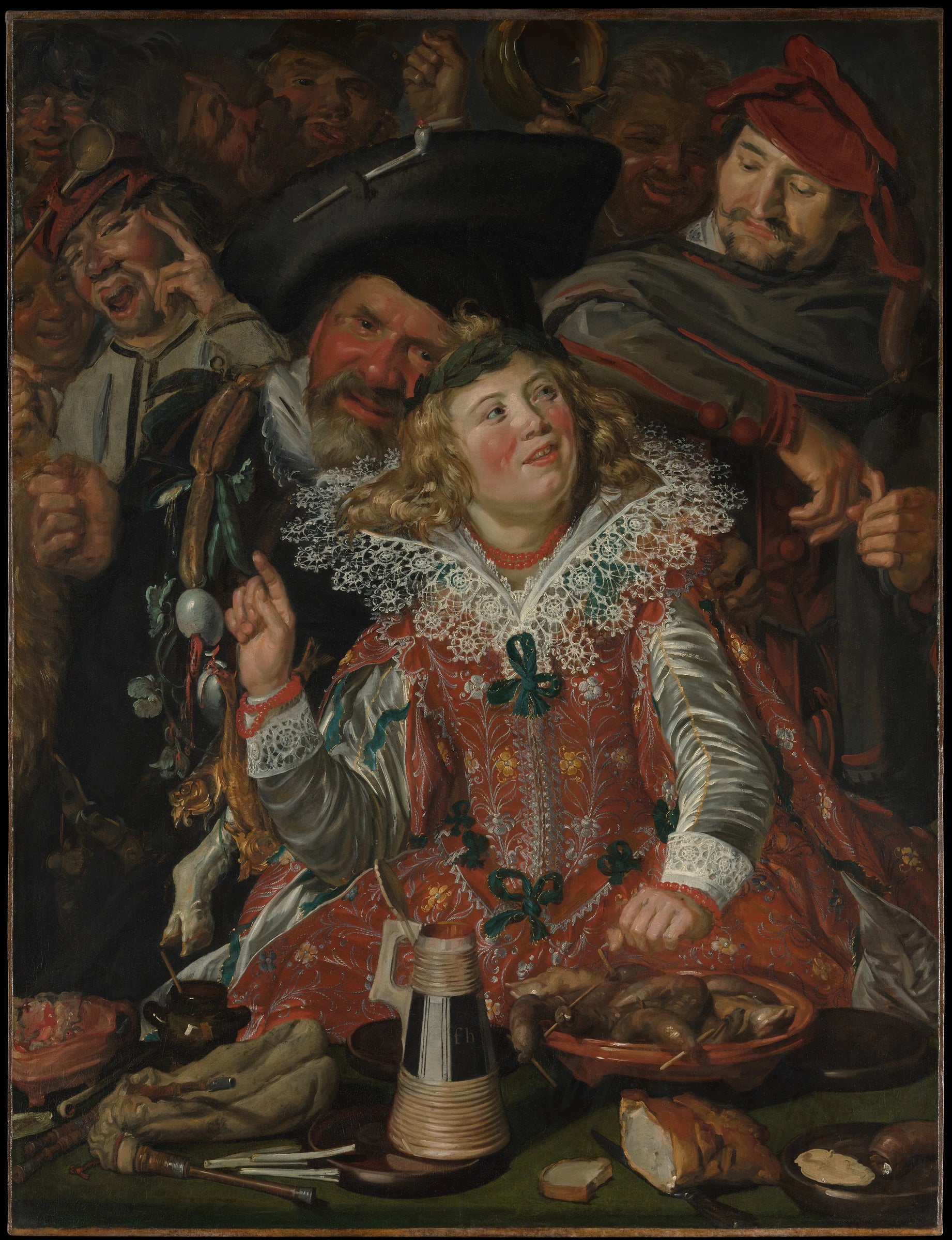 Fêtards au mardi gras - Frans Hals