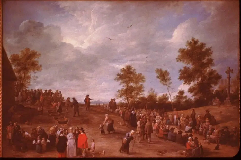 Fête aux Chaudrons - David Teniers le Jeune image 1 reproduction d’œuvre d’art à l’huile