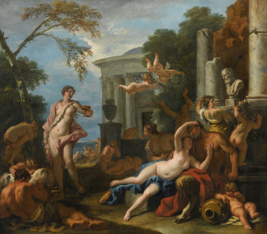 Fête de Silène (collection privée) - Sebastiano Ricci image 1 reproduction réalisée par Alpha Reproduction