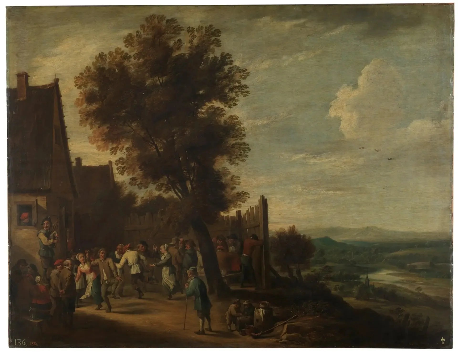Fête du village - David Teniers le Jeune image 1 copie peinte à la main à l’huile