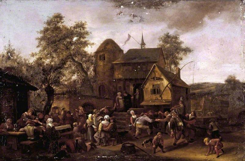 Fête du village - Jan Steen image 1 reproduction réalisée par Alpha Reproduction