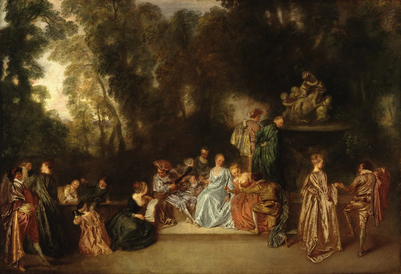 Fête en plein air - Antoine Watteau