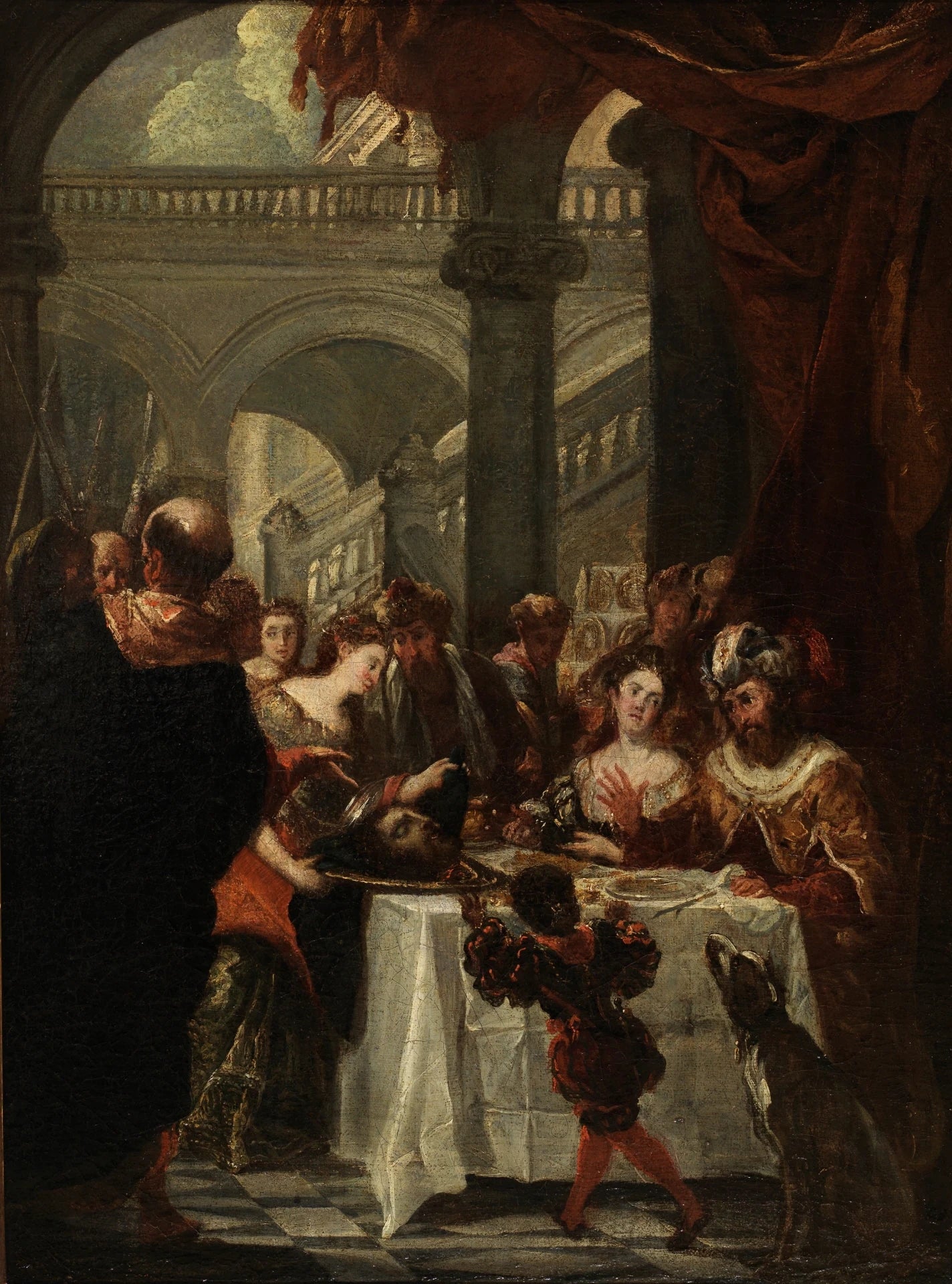 La fête d'Hérode (esquisse) - Juan Carreño de Miranda