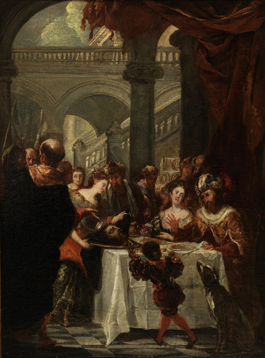 La fête d'Hérode (esquisse) - Juan Carreño de Miranda