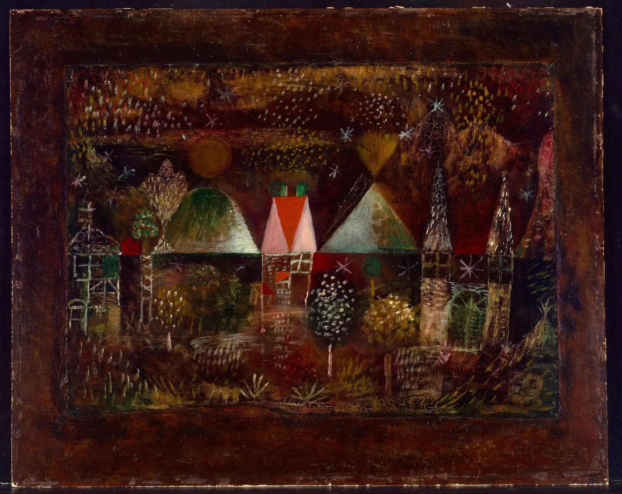 Fête nocturne - Paul Klee image 1 copie peinte à la main à l’huile