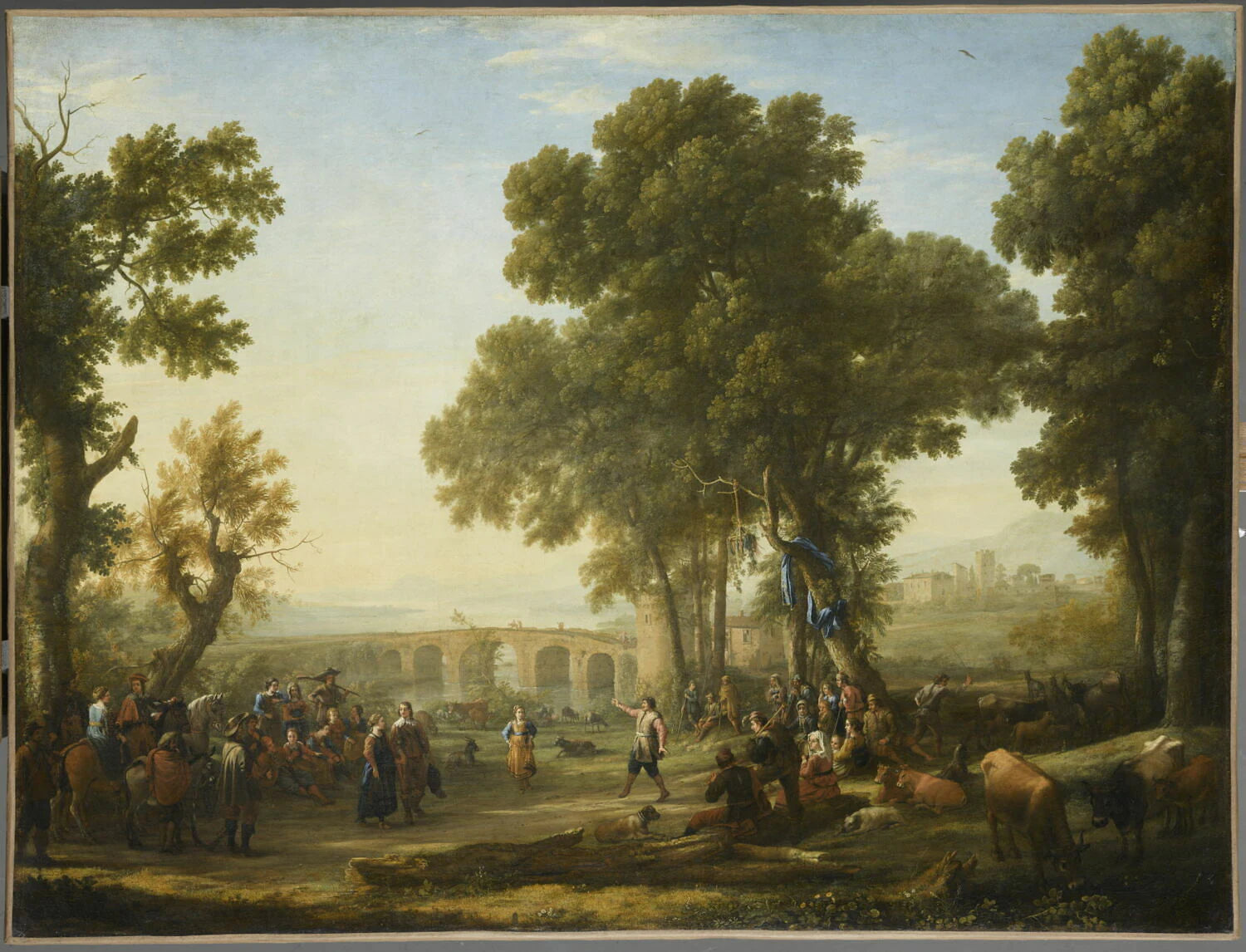 La Fête villageoise - Claude Gellée
