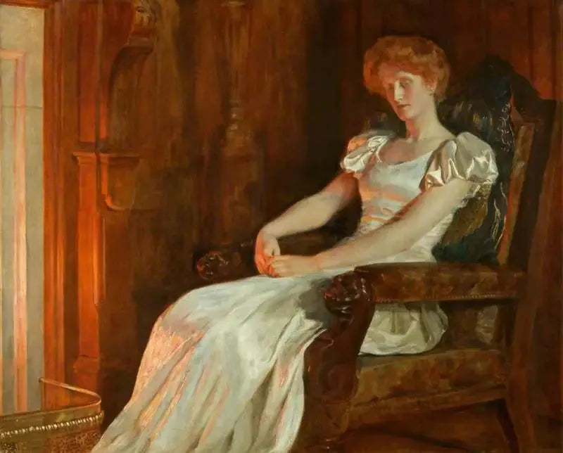 Feu de feu - John Collier image 1 reproduction réalisée par Alpha Reproduction