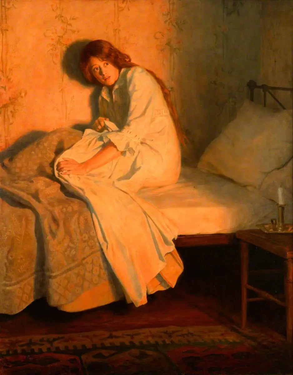 Feu - John Collier image 1 reproduction artisanale de tableau