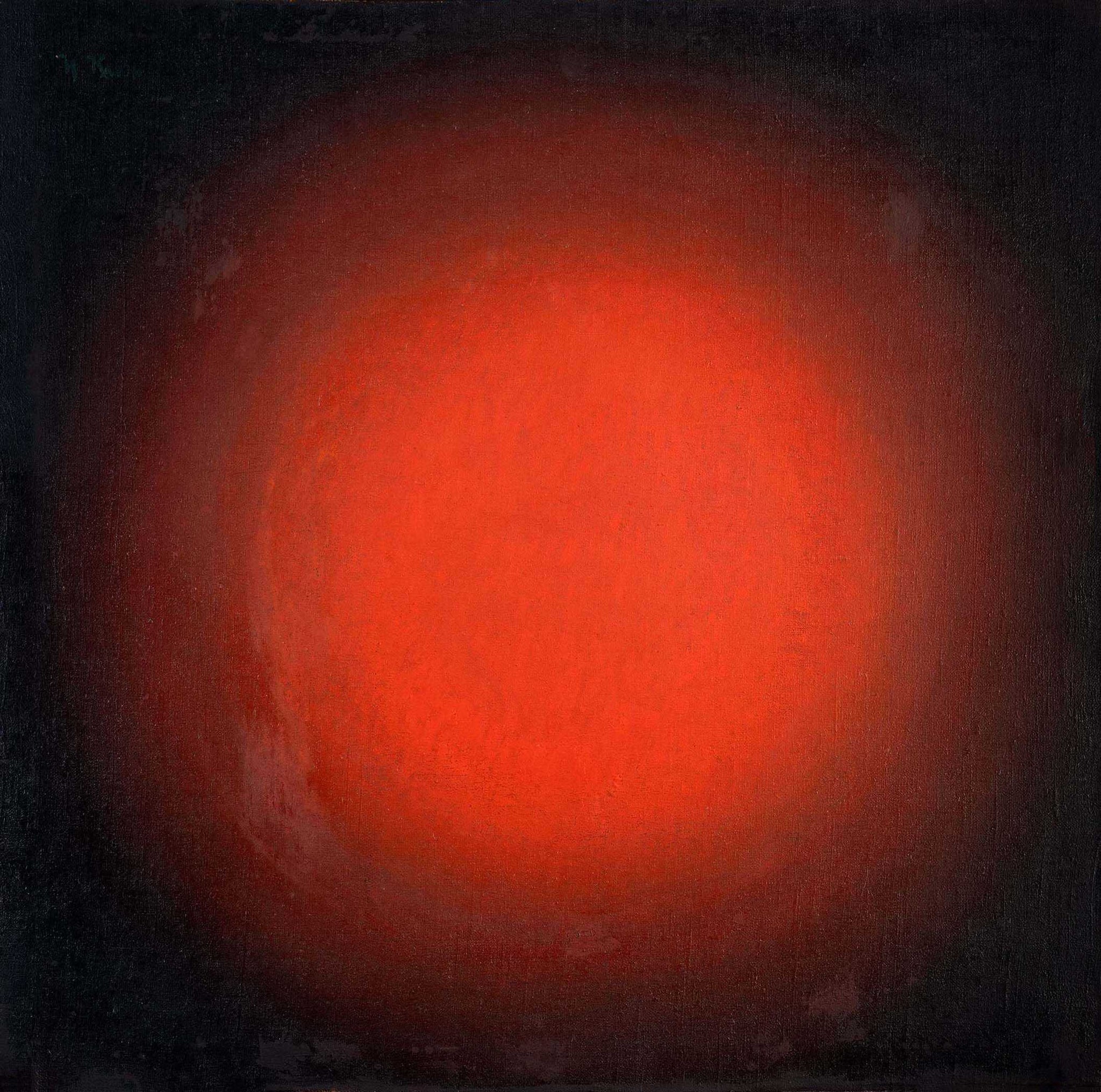 Feu rouge. Construction sphérique - Ivan Kliun image 1 copie peinte à la main à l’huile
