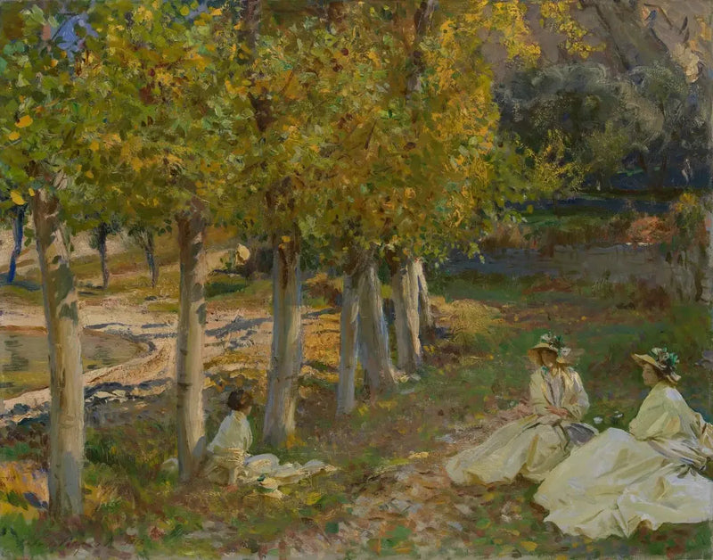 feuilles d'automne - John Singer Sargent