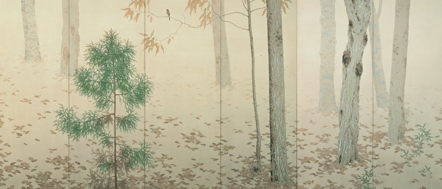 Feuilles tombées - Hishida Shunsō